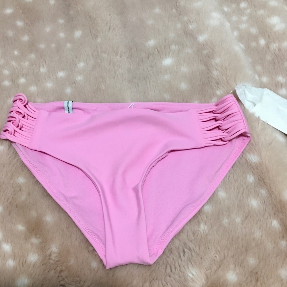 Body Glove Light Pink Side-Strap Bikini Bottoms